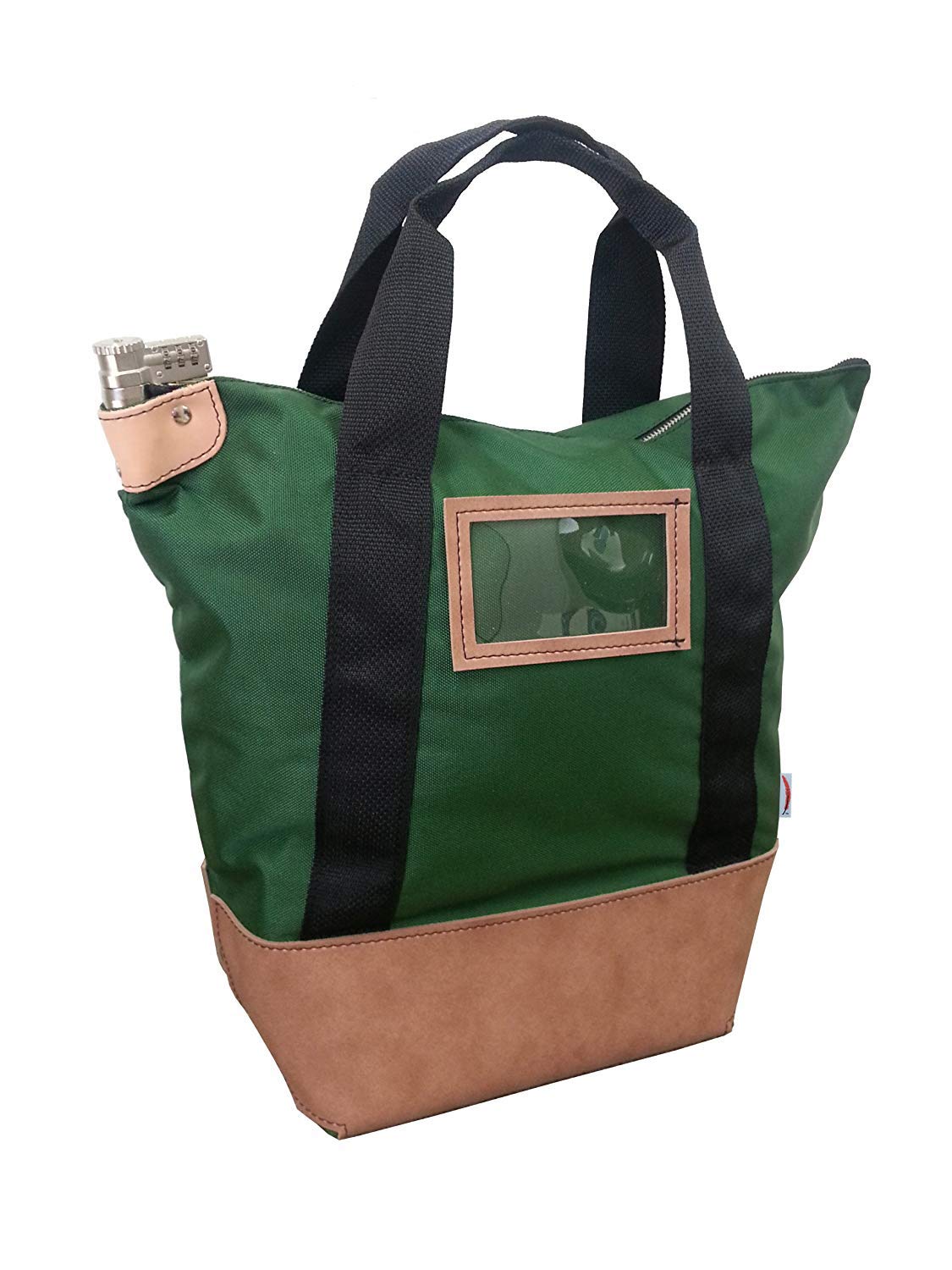 Secure Locking Courier Bag - 1000D Heavy Duty Nylon with Keyed Combination Lock | Ideal for Business Travel, Bike Messengers & Daily Commute
