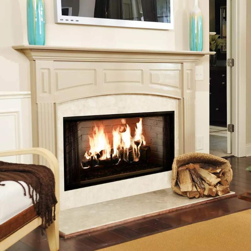 Majestic Royalton Wood Burning Fireplace Insert - BE36 & BE42 Models | Classic Home Heating Solution for Living Rooms & Cabins