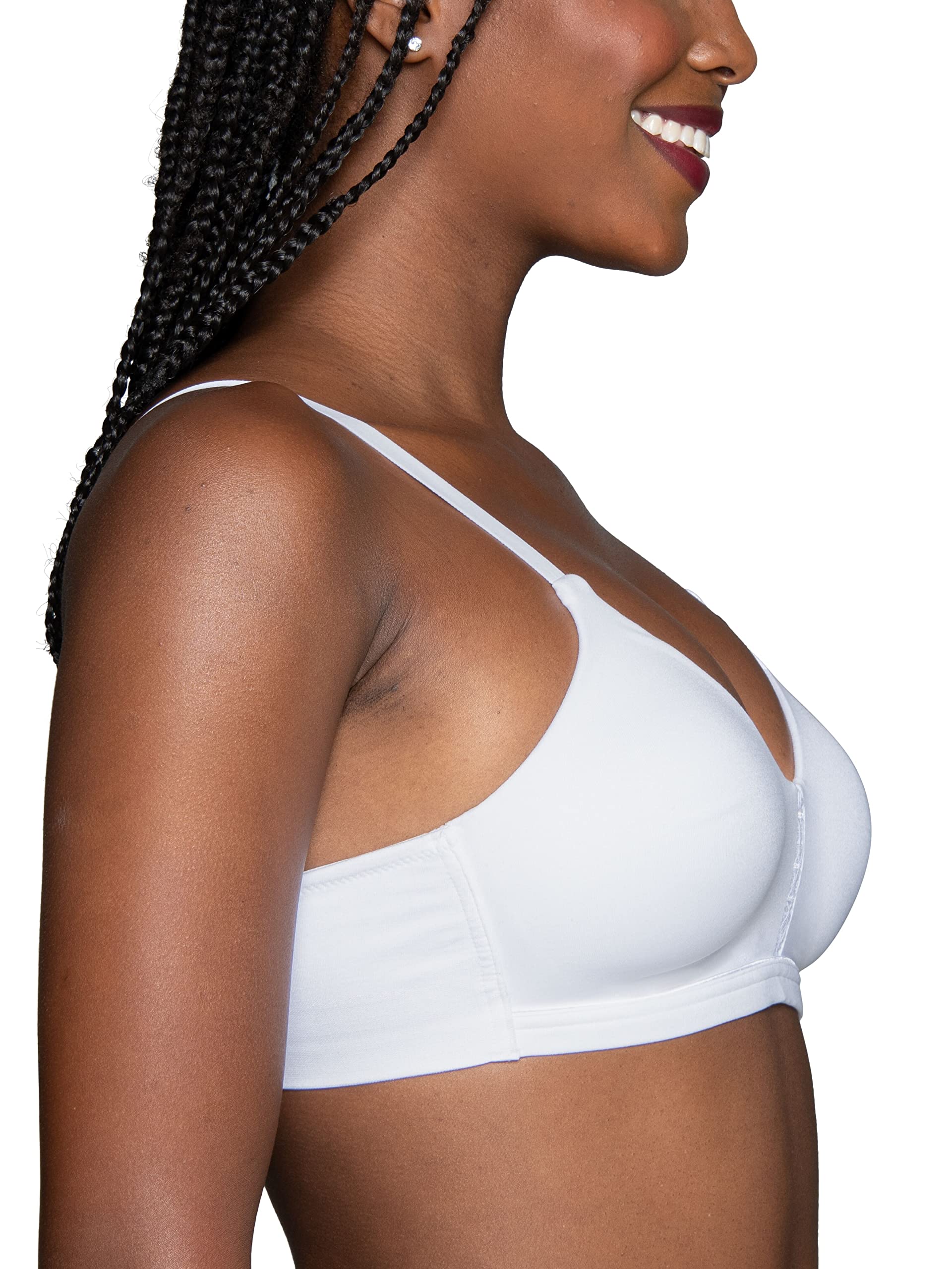 Vanity Fair Women's Beyond Comfort Seamless Back Wireless Bra - Ultra Soft Support for Everyday Wear, Yoga & Lounge