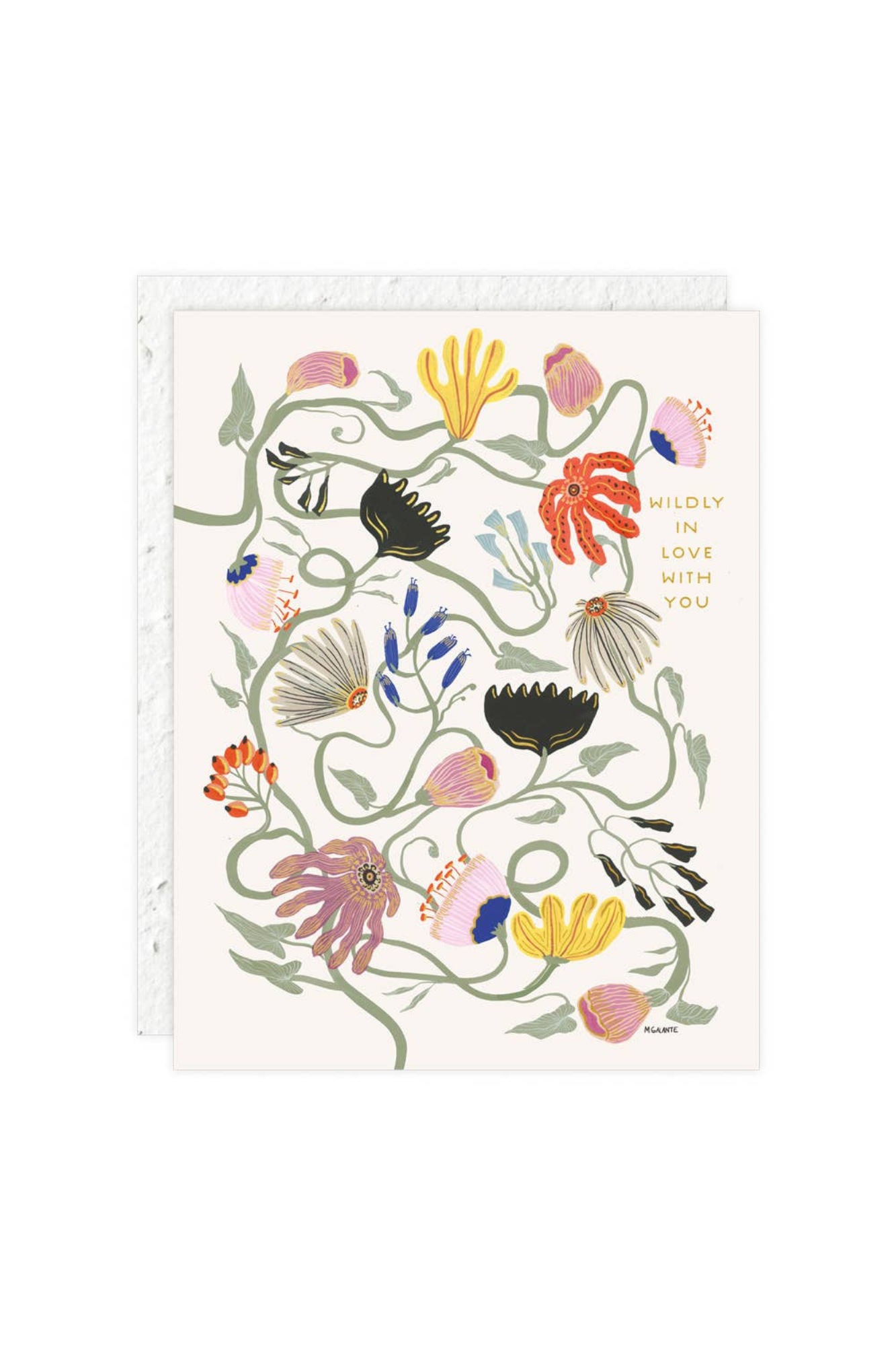 Widly In Love Greeting Card - Romantic Love Note for Anniversaries, Valentine's Day & Special Occasions