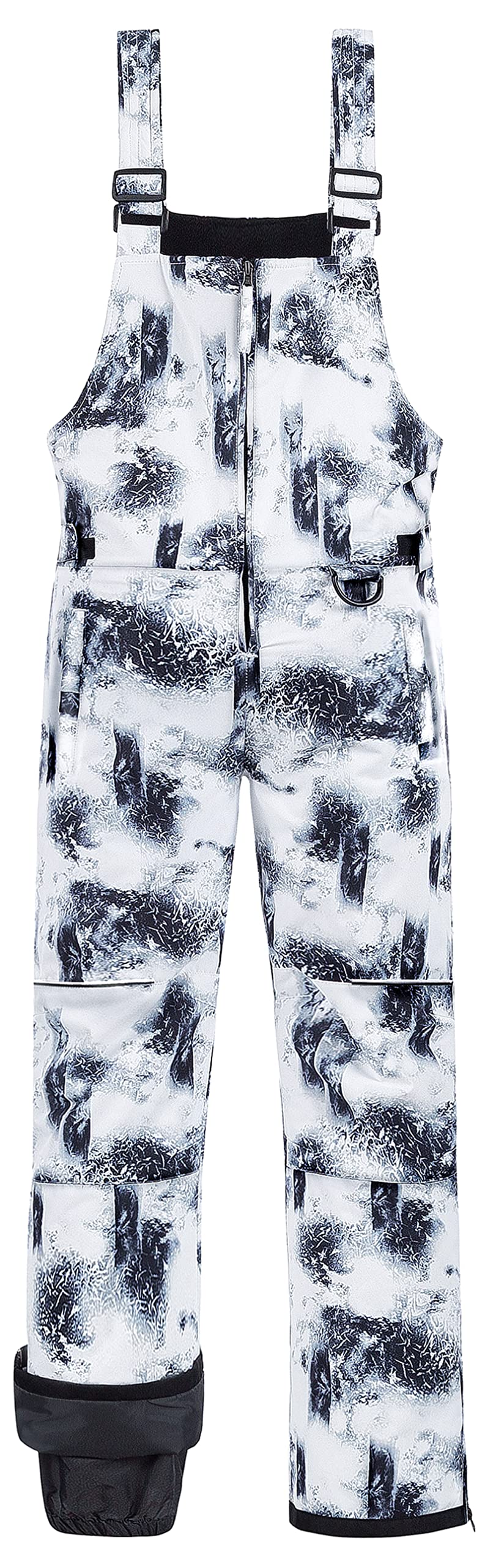 CREATMO Boys' Snow Bibs - Waterproof Insulated Ski Pants for Kids - Winter Snow Overalls for Boys - Perfect for Skiing, Snowboarding & Outdoor Winter Activities