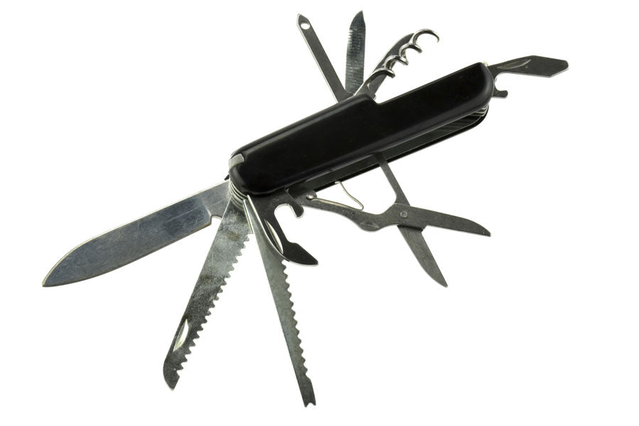 16-in-1 Multi-Tool Pocket Knife with Screwdrivers & Bottle Opener - Perfect for Camping, Hiking, Survival & Everyday Carry (EDC)