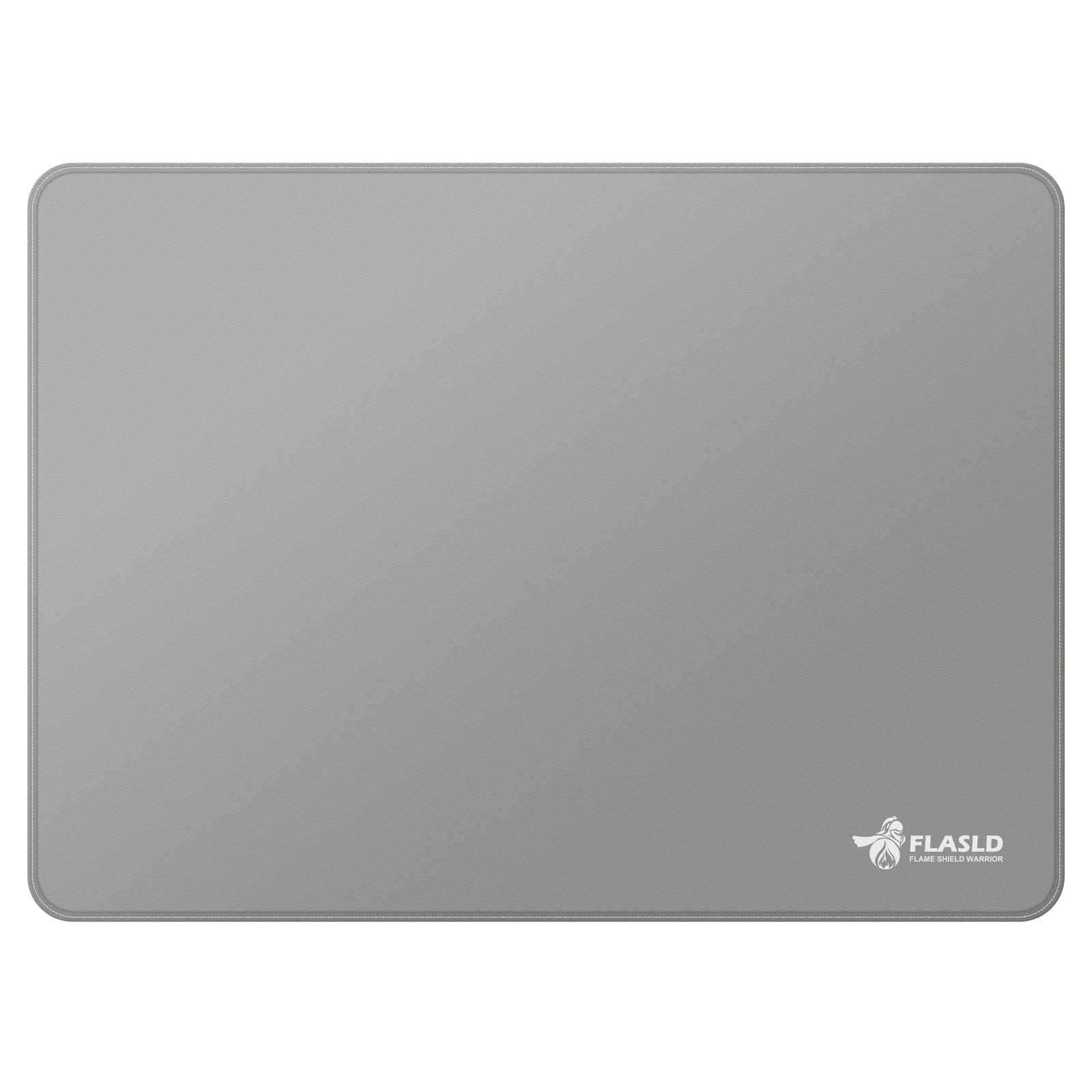 FLASLD Fireproof Stove Top Covers 21x29.5 Inch - Heat Resistant Glass Stove Mat for Electric Stoves | Countertop Protector for Air Fryer, Blender, Coffee Maker | Reusable, Easy to Clean Gray Mat | Perfect for Kitchen Counter Protection & Appliance Safety