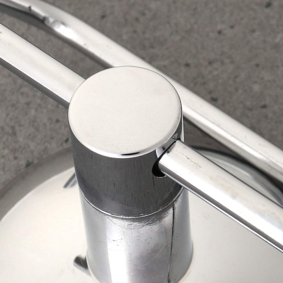 UKCOCO Stainless Steel Suction Cup Toilet Paper Holder - Wall Mounted Bathroom Tissue Roll Dispenser with Double Sided Adhesive Tape - Perfect for Home, Office, Hotel & RV Use