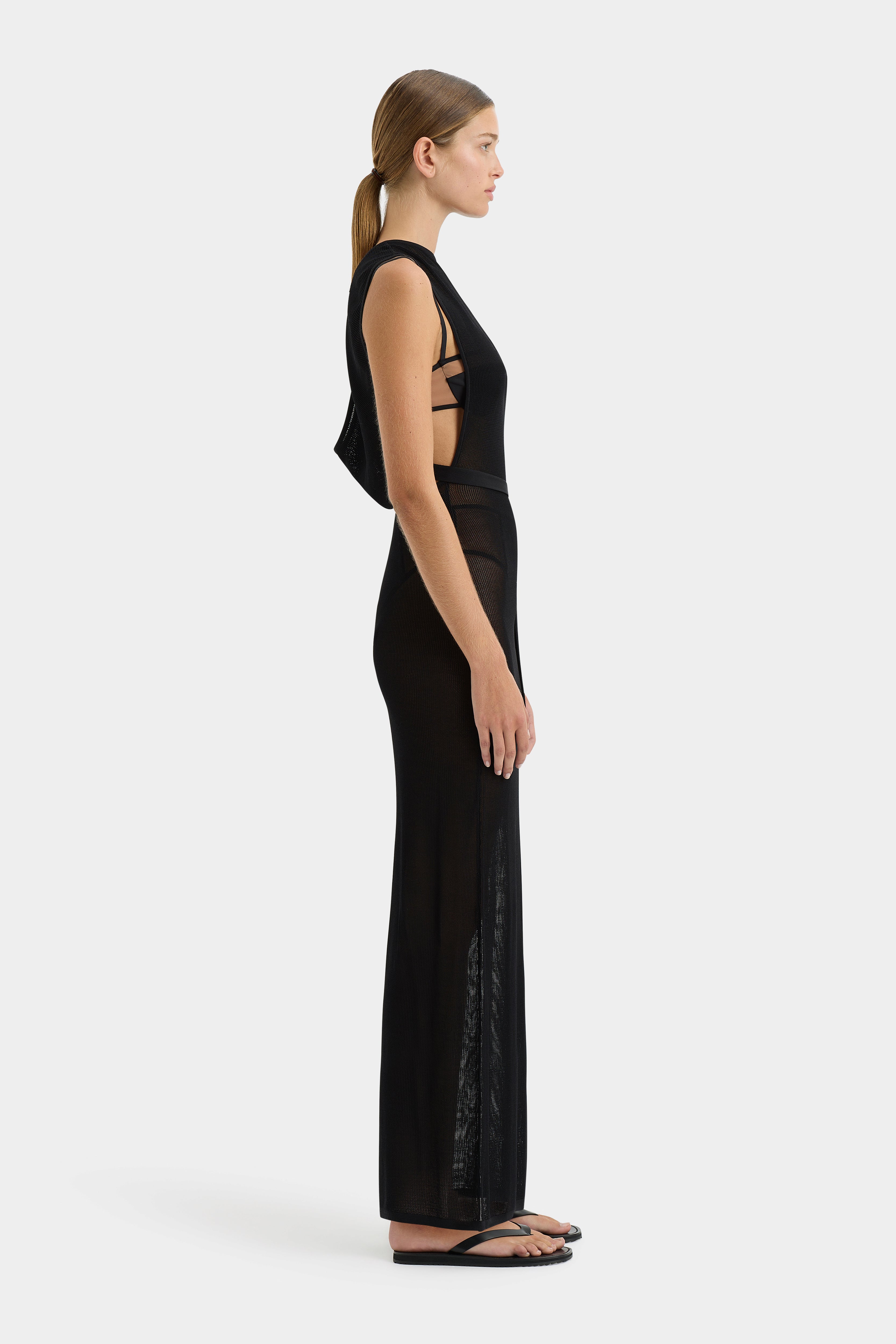 Elegant Coastline Tie Dress for Women - Stylish Summer Flowy Midi Dress with Adjustable Waist Tie - Perfect for Beach Vacations, Date Nights & Casual Outings
