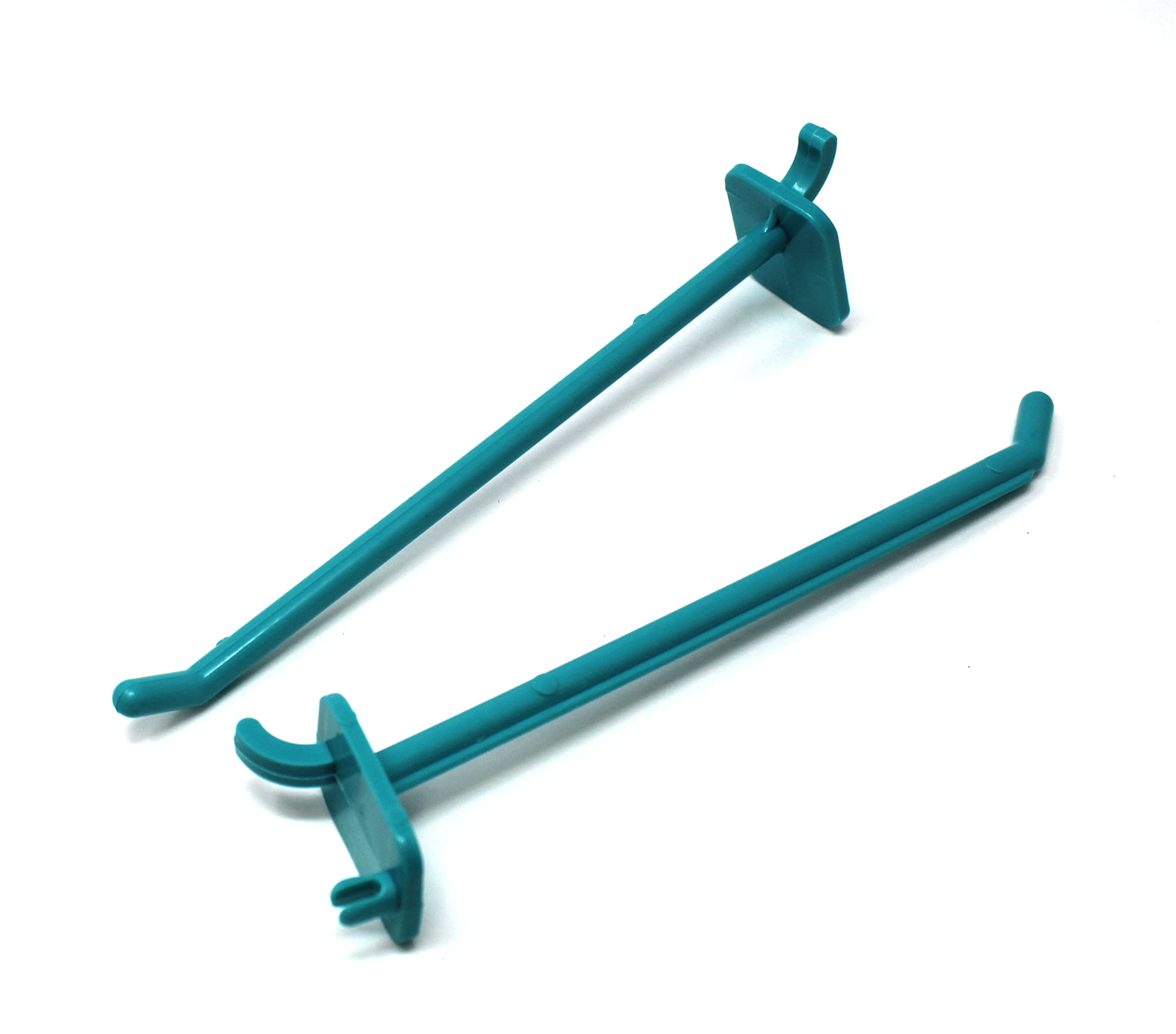 JSP Manufacturing Teal Plastic Pegboard Hooks for Garage, Tools, Storage, Jewelry & Crafts - 2