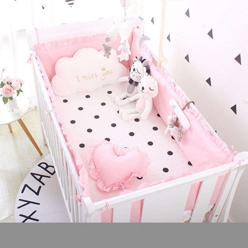 Soft & Breathable Baby Cot Bedding Set - Premium Crib Sheets & Blankets for Newborns & Toddlers | Nursery Essentials for Safe & Comfortable Sleep | Perfect for Daycare, Travel & Home Use