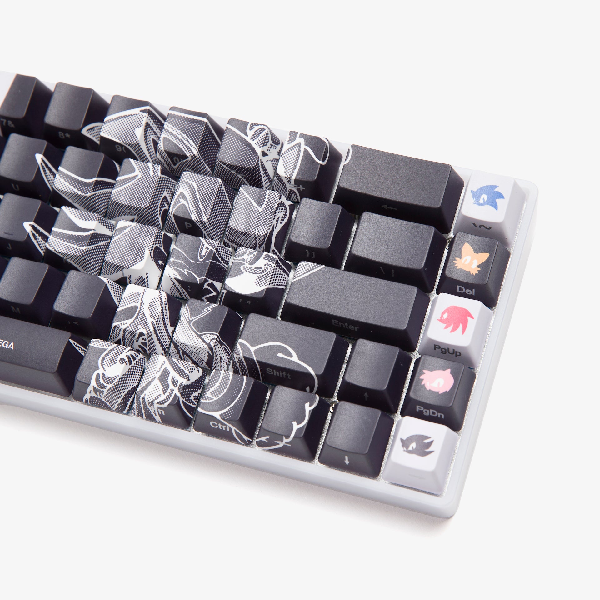 Sonic x Higround Adventure 68-Key Mechanical Keyboard Keycap Set for 65% Size - Perfect for Gaming, Typing & Custom Keyboard Builds