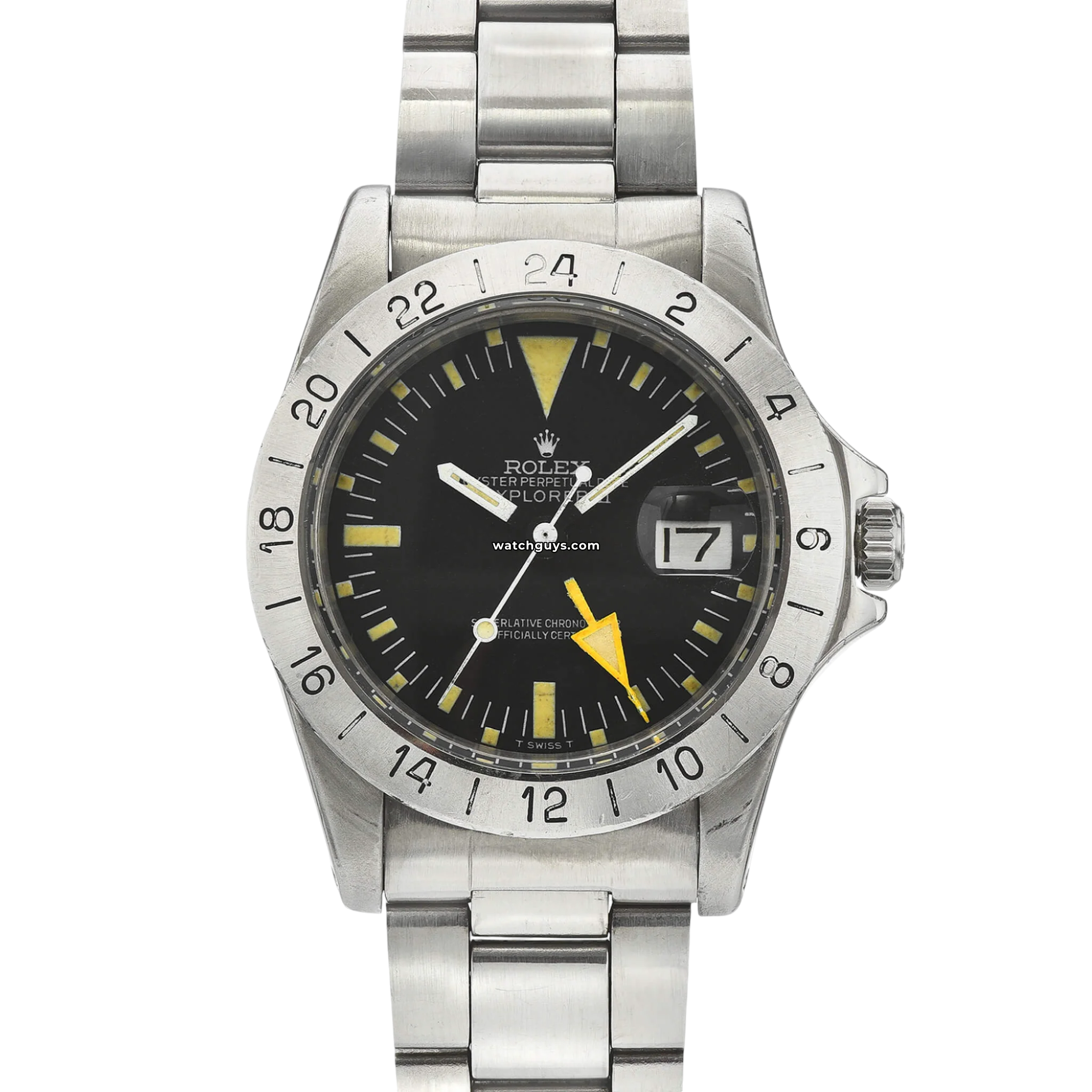 Vintage Rolex Explorer 1655 Steve McQueen Watch - Luxury Men's Automatic Mechanical Timepiece for Collectors & Adventurers - Perfect for Diving, Travel & Special Occasions