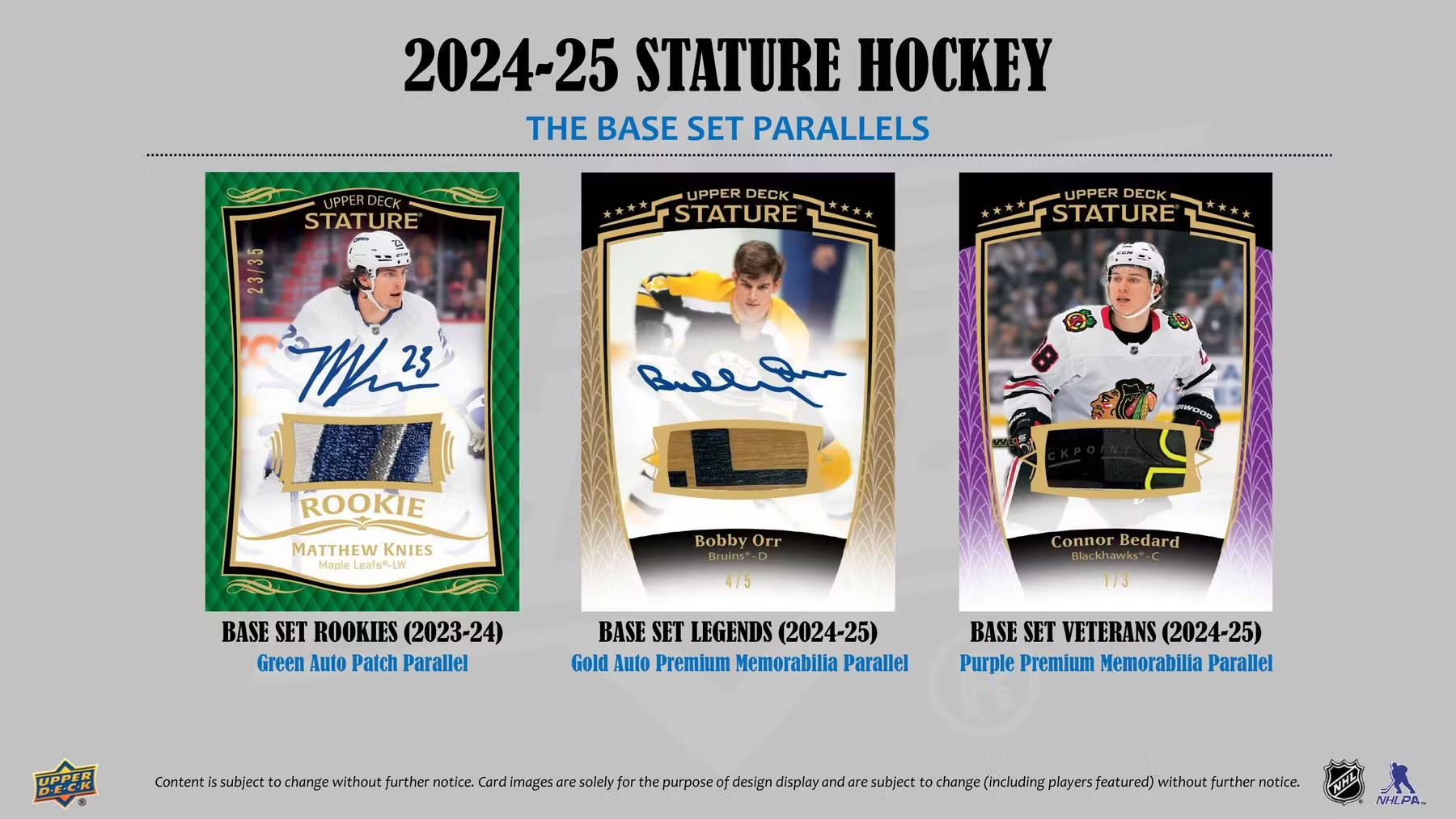 2024-2025 Upper Deck Stature Hockey Hobby Box - Premium Collectible Trading Cards for NHL Fans | Perfect for Collectors, Investors & Fantasy Sports Enthusiasts
