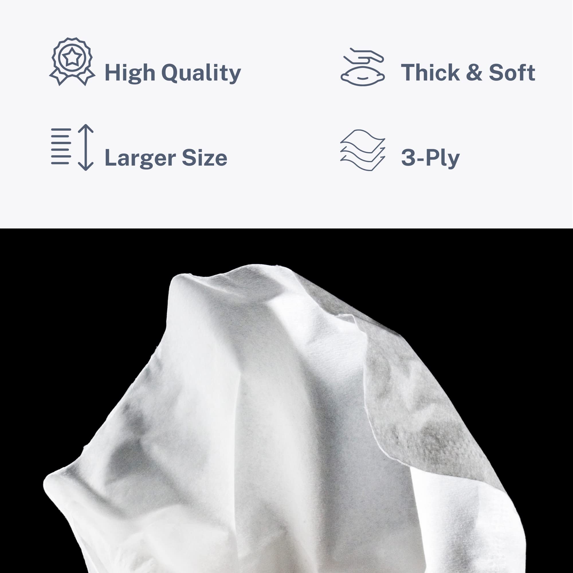Premium Travel Size Pocket Tissue Packs (10-Pack) - Compact Purse Tissues for Weddings, Funerals & Car Essentials | Soft Facial Tissues for On-the-Go, Travel, Office & Daily Use