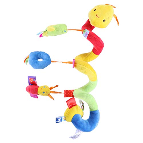 Beaupretty Baby Car Seat Toys with Rattles & Spiral Stroller - Hanging Travel Activity Toys for Infants - Perfect for Strollers, Car Seats & Playtime Entertainment