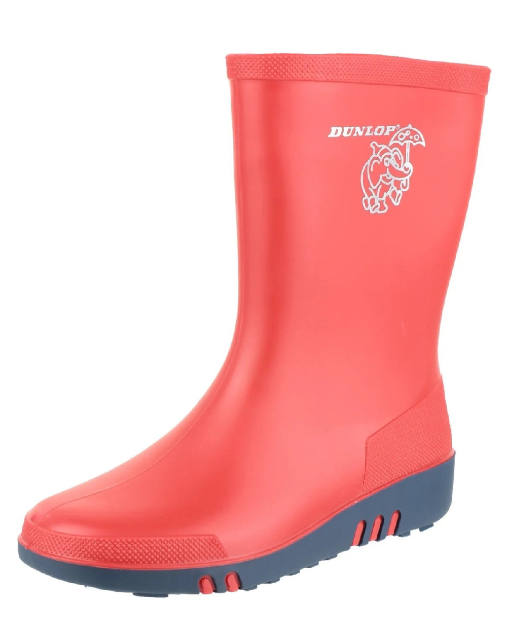 Dunlop Kids' Mini Elephant Rain Boots - Waterproof Rubber Wellington Boots for Boys & Girls - Perfect for Puddles, Playtime & Outdoor Adventures