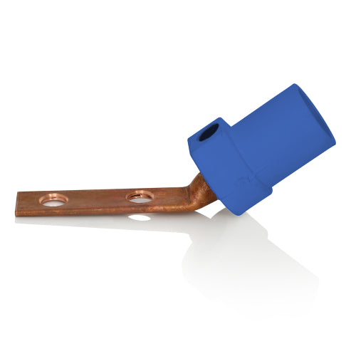 Leviton Angled Bus Bar Mount Terminal #2 4/0 AWG - Heavy Duty Electrical Connector for Industrial Panels & Power Distribution Systems