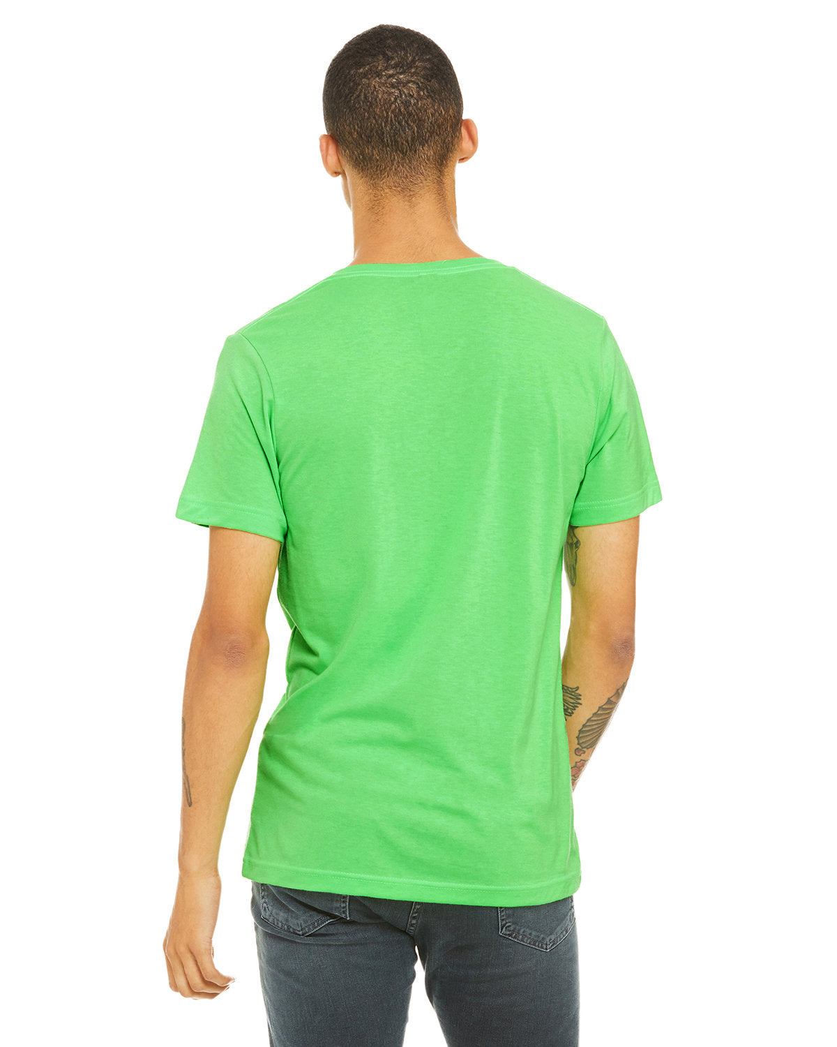 Bella + Canvas 3005CVC Unisex V-Neck T-Shirt - Soft CVC Jersey Fabric for Everyday Wear, Casual Outfits & Layering