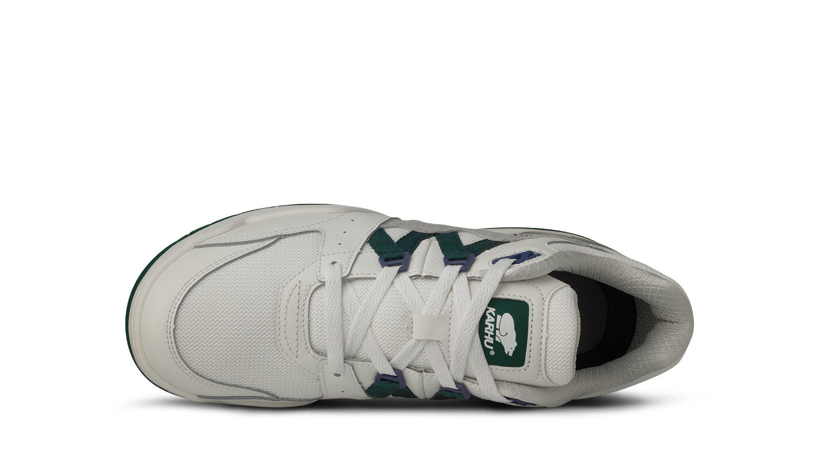 FUSION XT Bright White & Rain Forest - High-Performance Waterproof Sneakers for Hiking, Running & Outdoor Adventures