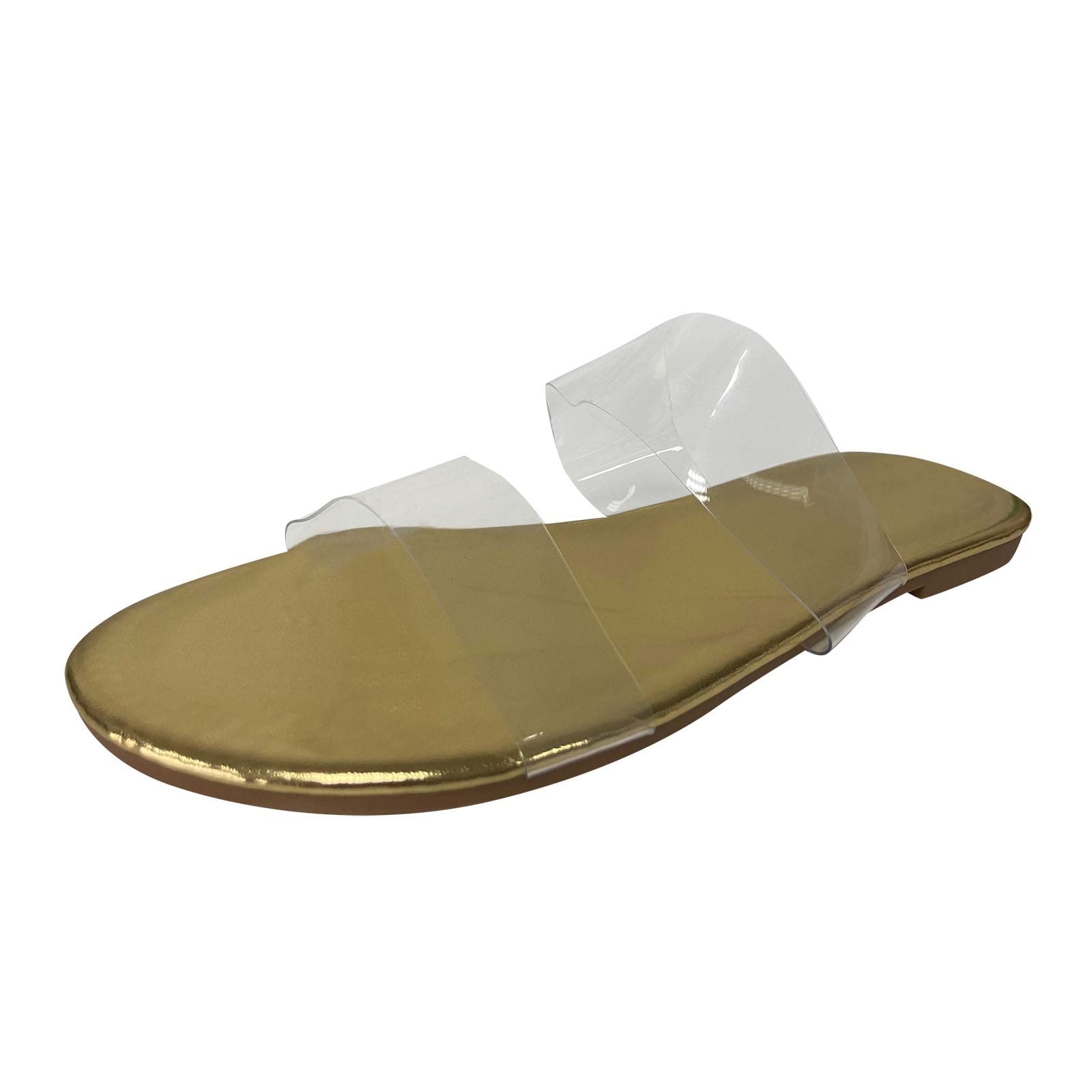 Women's Low Heel Sandals - Dressy Summer Flat Sandals | Comfortable Fashion Slippers for Beach, Wedding & Casual Outings