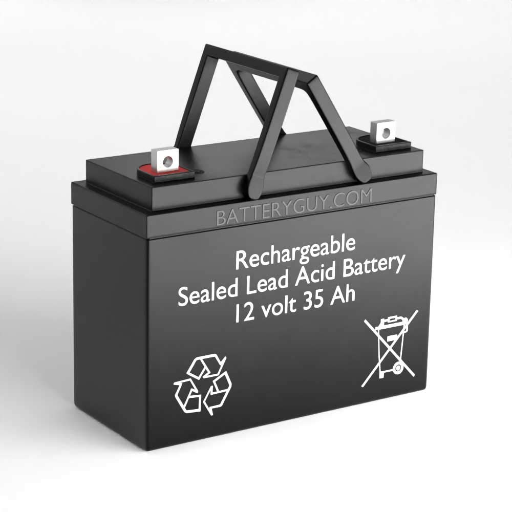 KinAir Bed-Temp Transport Replacement 12V 35Ah Battery - Compatible with BatteryGuy Brand | Long-Lasting Power for Medical Equipment & Emergency Transport Vehicles