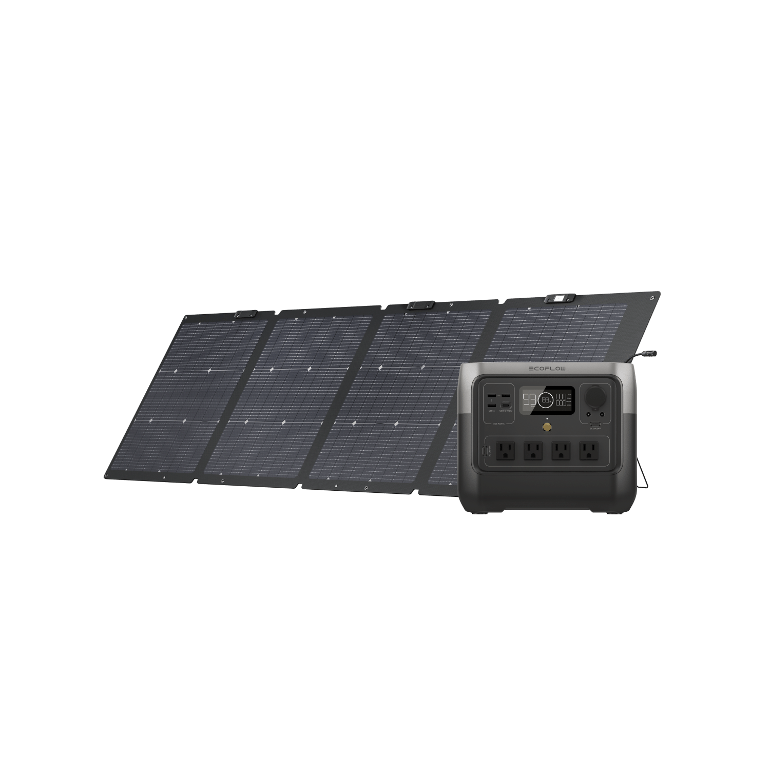 EcoFlow RIVER 2 Pro Portable Power Station 288Wh | 800W Solar Generator for Camping, RV, Emergencies & Outdoor Adventures | Fast Charging, Lightweight & Quiet Backup Battery