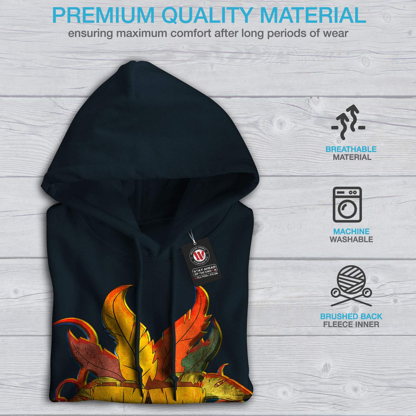 Wellcoda Crash Bandicoot Men's Hoodie - Gaming Hooded Sweatshirt for Men - Casual Gamer Apparel - Perfect for Gaming, Cosplay & Everyday Wear