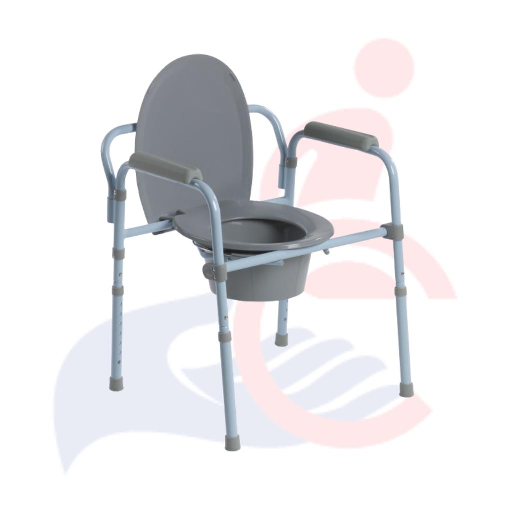 Stationary Commode for Rent - Wheel-Free Mobility Aid for Home & Elderly Care | Ideal for Post-Surgery Recovery & Bathroom Safety