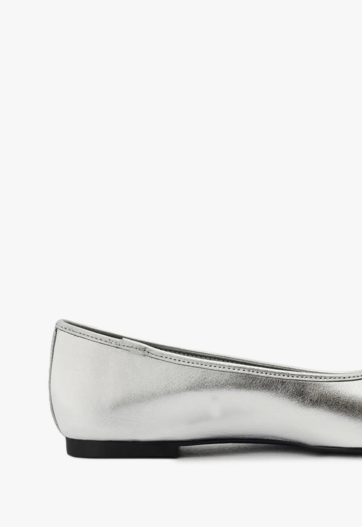 Arissa Women's Metallic Leather Ballet Flats - Comfortable & Stylish Shoes for Work, Casual Wear & Everyday Use