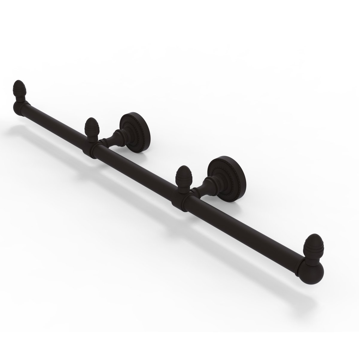 Allied Brass BPDT-HTB-3-ORB Dottingham Collection 3-Arm Bathroom Towel Holder - Oil Rubbed Bronze Finish - Perfect for Guest Bathrooms, Powder Rooms & Spa Decor
