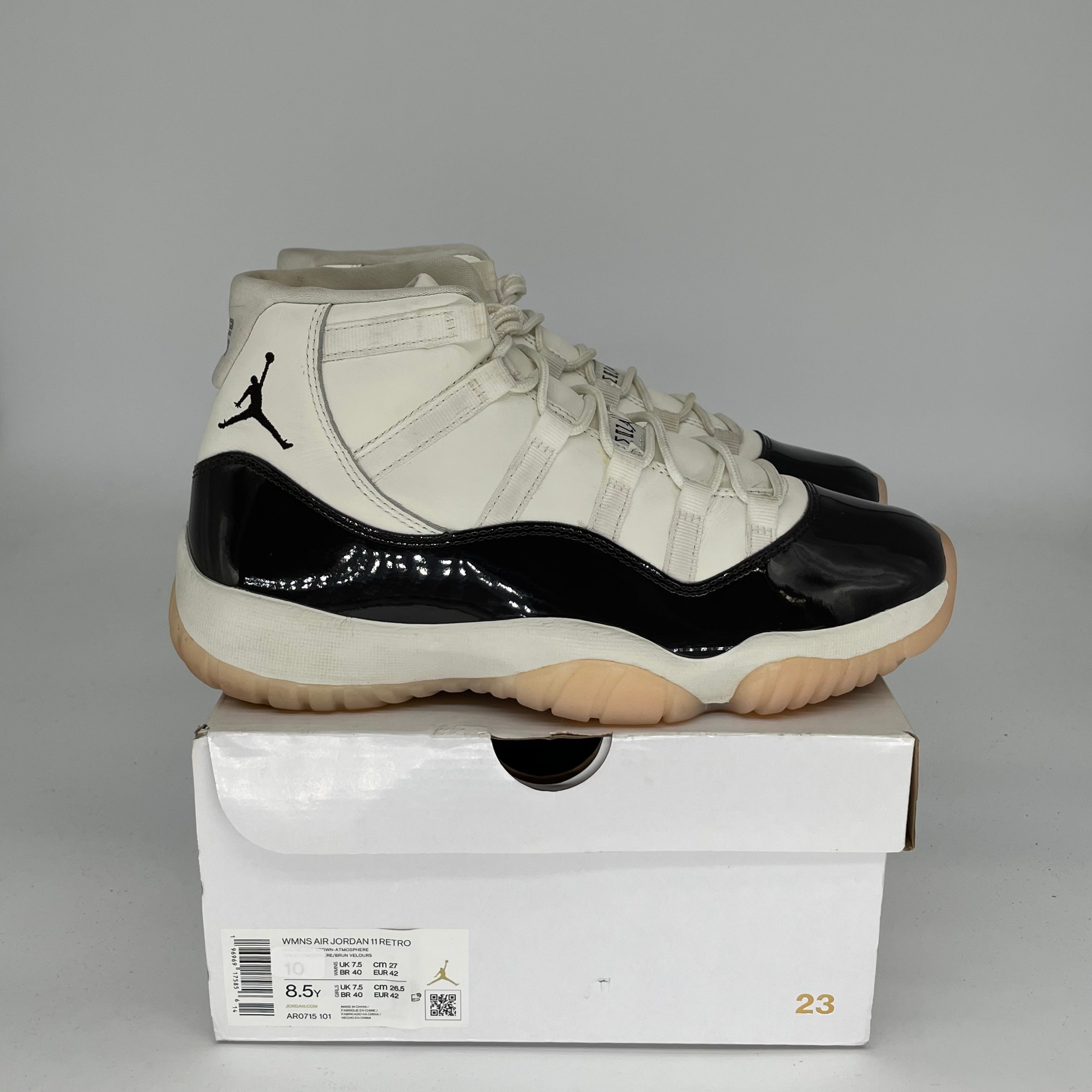 AIR JORDAN 11 Retro Low Neapolitan Women's Shoes Size 8.5/10W - AR0715 101 - Perfect for Casual Wear, Gym & Street Style