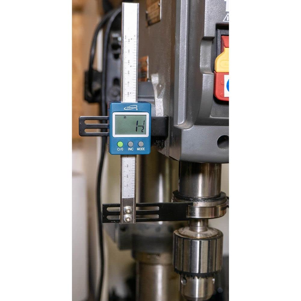 iGaging Digital Readout DRO EZ-Depth for Drill Press - Precision Depth Measurement Tool for Woodworking & Metalworking Projects