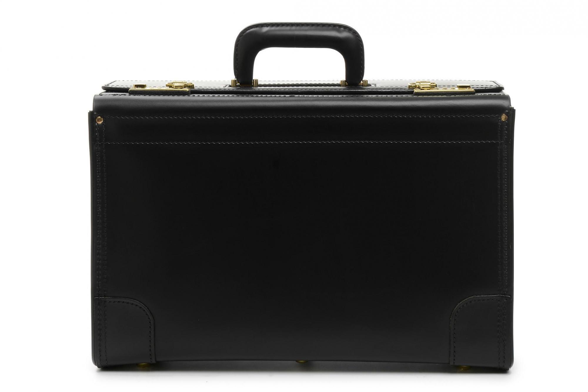 Korchmar Classics 20 Workhorse Catalog Case - Durable Leather Portfolio for Business Professionals - Perfect for Office, Meetings, and Document Organization