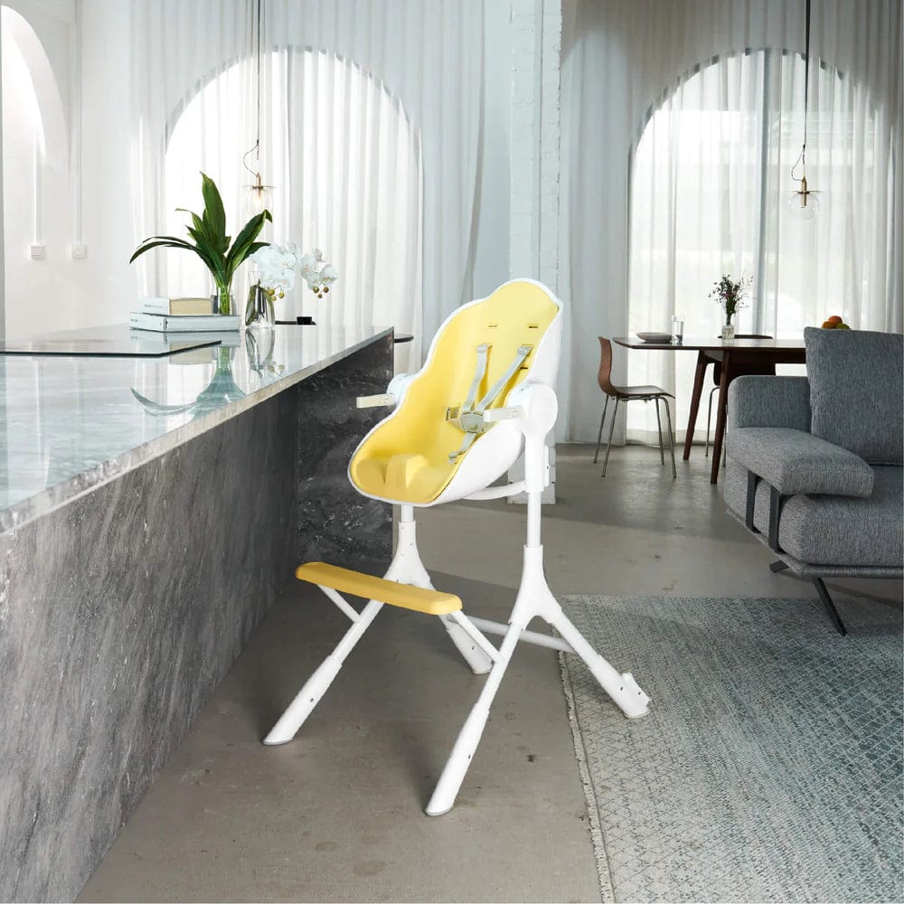 Oribel Cocoon Z High Chair with Seat Liner - Adjustable Baby Feeding Chair for Home & Restaurant Use - Safe & Comfortable Toddler Booster Seat for Dining & Snacking