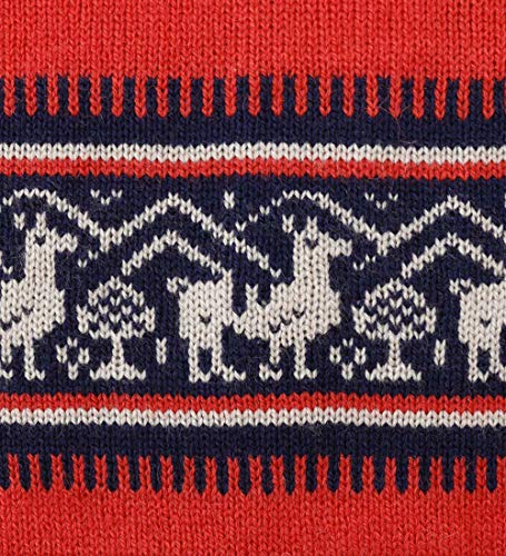 Carrot/Beige/Navy Blue