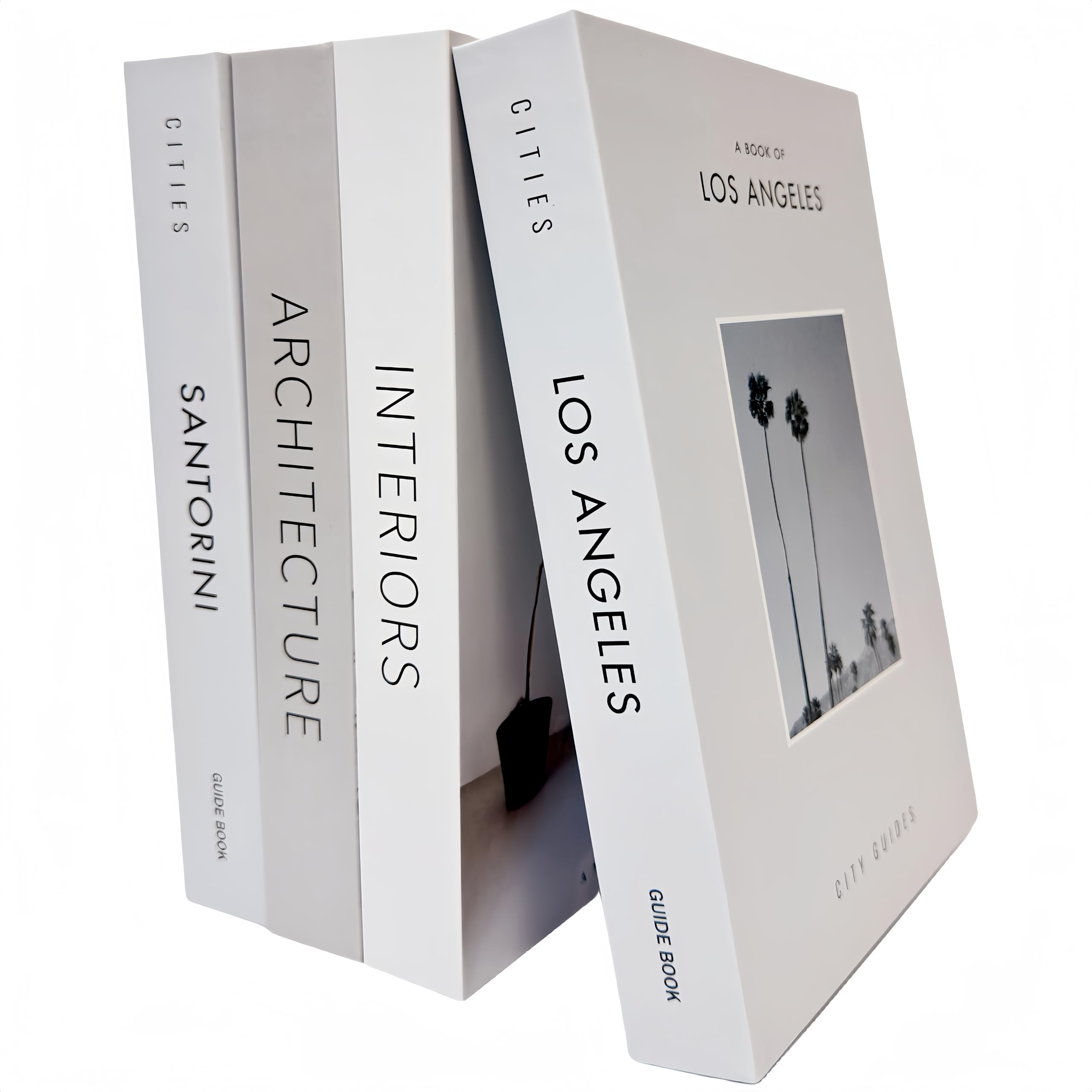4 Pack Coffee Table Books for Home & Office Decor - Stylish Decorative Books for Bookshelf, Bar, Farmhouse & Living Room - Perfect for Gifts & Interior Design (M32)