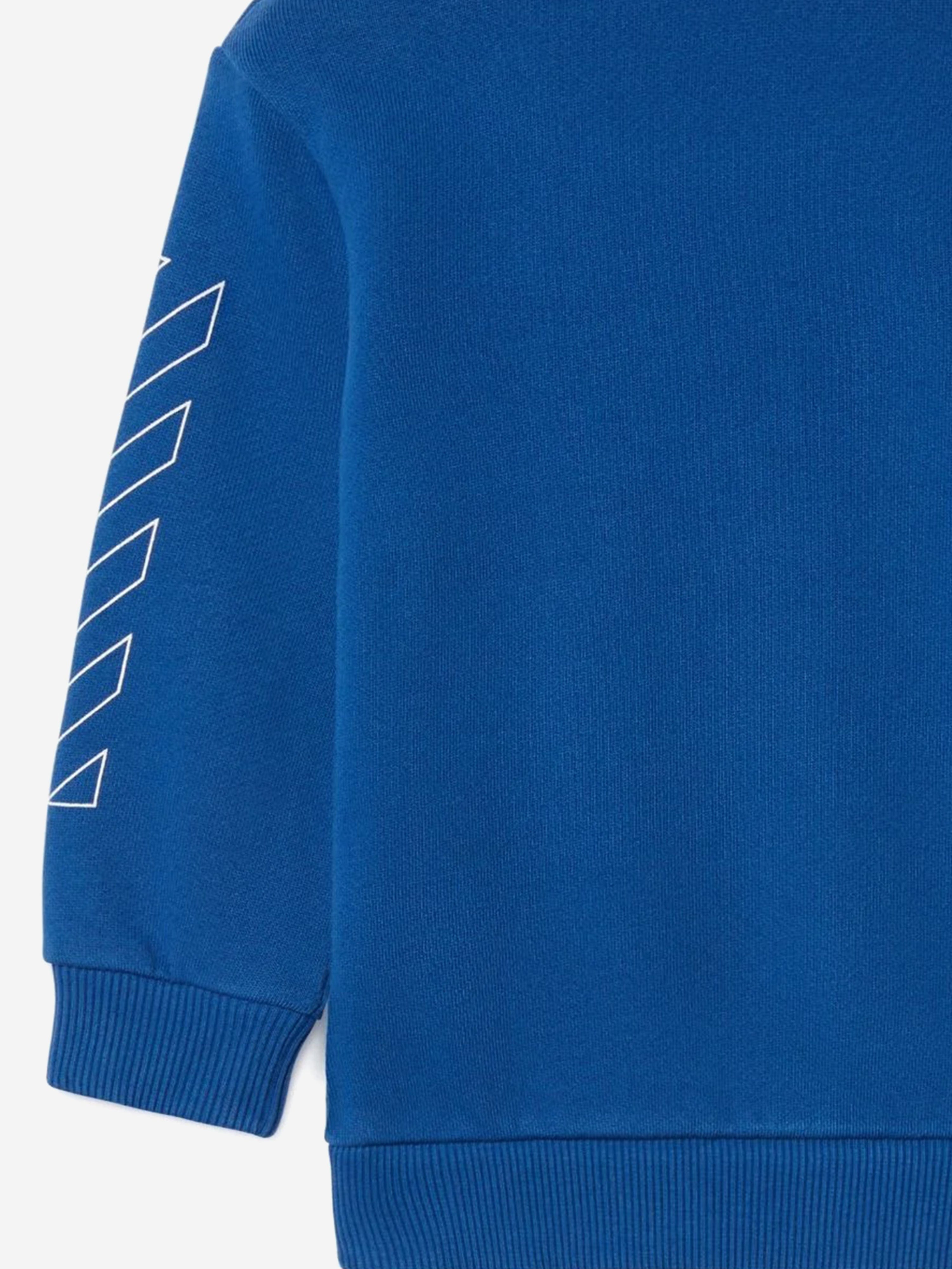Baby Boys Bookish Diagonal Sweatshirt - Blue Cute & Comfortable Pullover for Toddlers | Perfect for Playdates, School & Casual Outings
