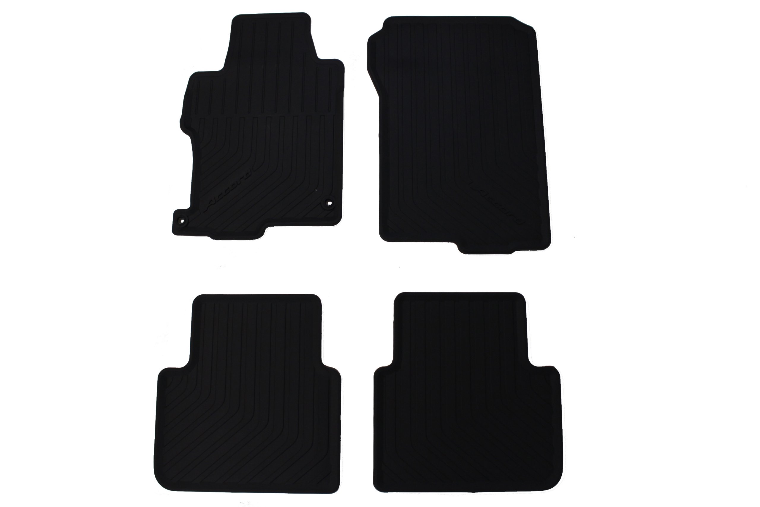 Honda Genuine 08P13-T2A-110 All Season Floor Mats for Accord - Premium Car Floor Liners, Custom Fit for Select Models | Perfect for Daily Commute, Road Trips & Winter Protection