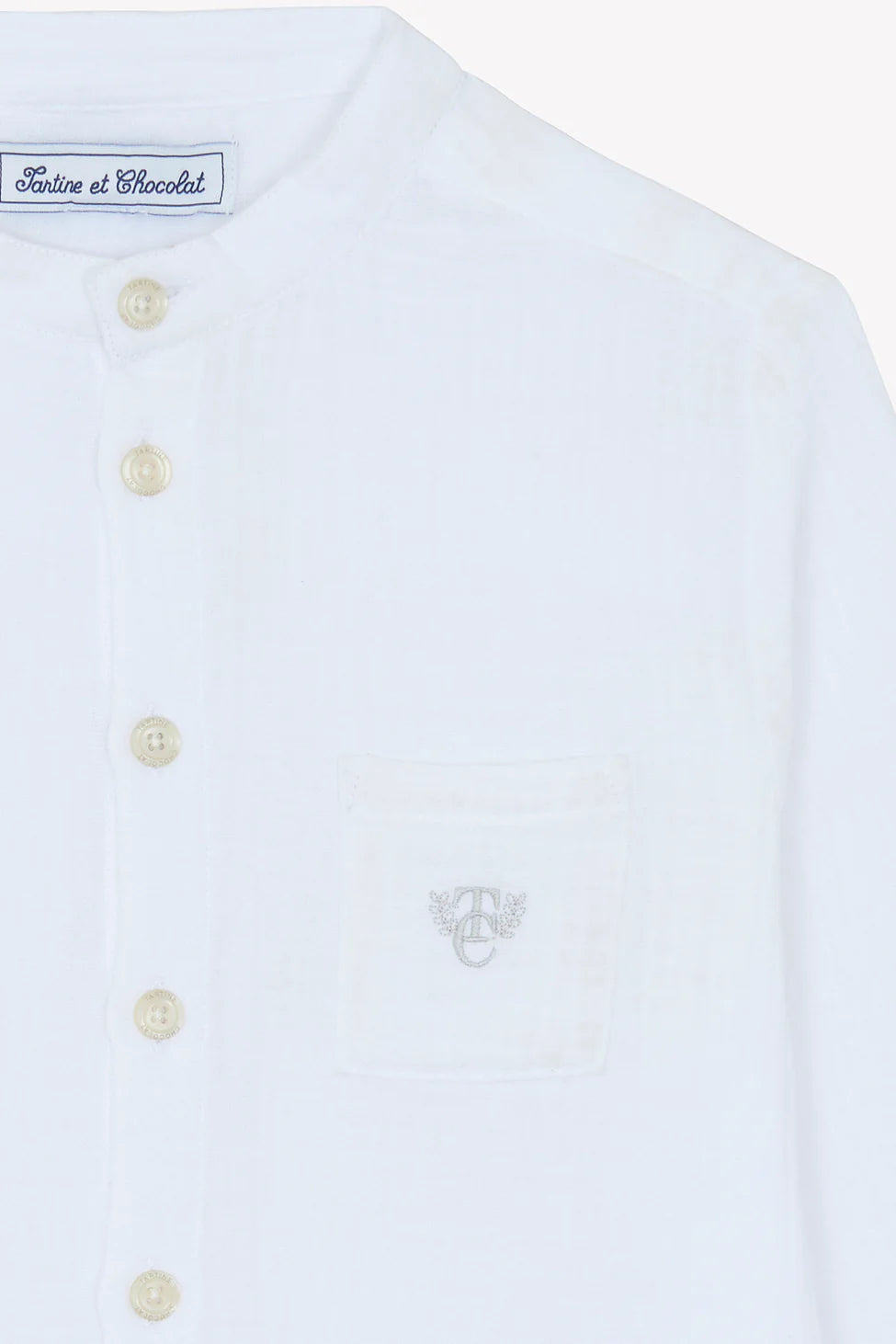 Stylish Textured Shirt by Tartine Et Chocolat - Perfect for Casual Outings & Everyday Wear