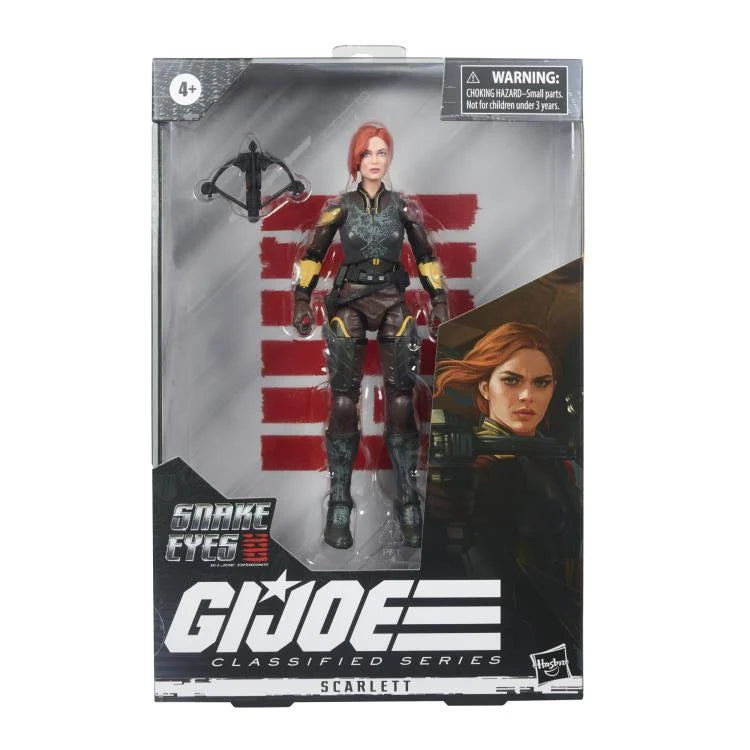 G.I. Joe Classified Series Scarlett (Origins) Action Figure - Collectible 6-Inch Scale Toy for Fans & Collectors - Perfect for Display, Play, and Nostalgic G.I. Joe Collections