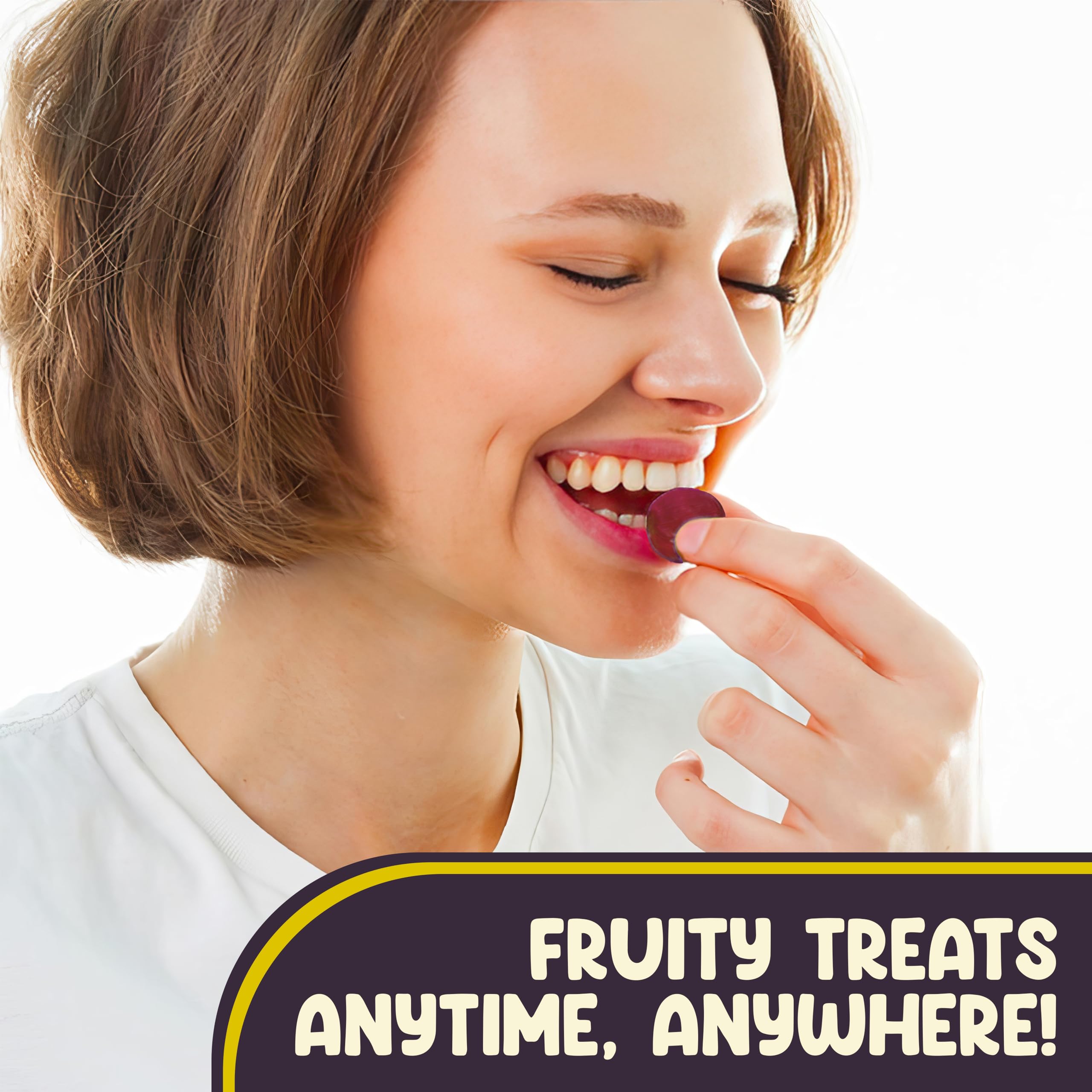 Assorted Fruit Buttons Hard Candy - 5lb Bulk Pack (Approx 400 Pieces) - Old Fashioned Holiday Candy for Parties, Gifts & Dessert Toppings