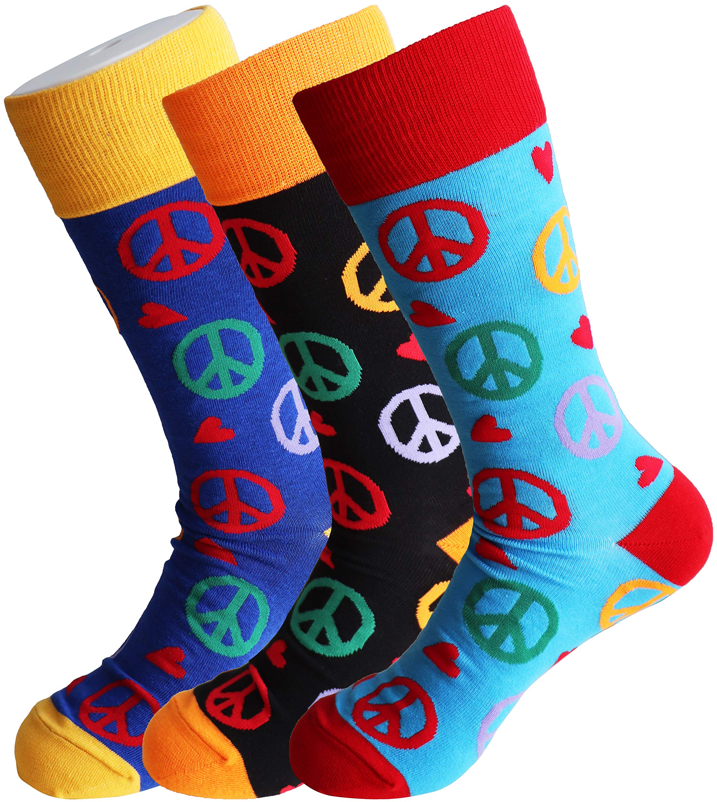 Funny Novelty Socks for Men & Women - Unisex Crew Dress Socks with Playful Patterns - Perfect Gift for Father, Mother & Loved Ones - Great for Casual Wear, Gifts & Special Occasions