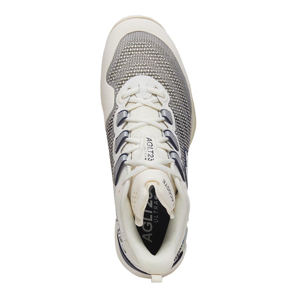 Men's AG LT23 Ultra Lightweight Tennis Shoes - Breathable & Durable for Court & Casual Wear - Off White & Navy Blue | Perfect for Tennis, Gym, Running & Everyday Comfort