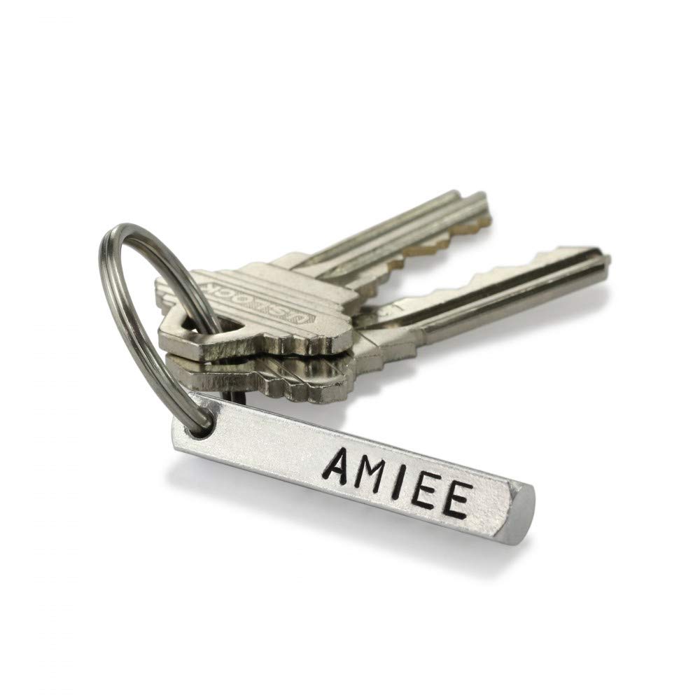 ImpressArt DIY Metal Keychain Blanks Kit - Personalized Engraved Gift for Women & Men - Perfect for Jewelry Making, Craft Projects, and Custom Gifts