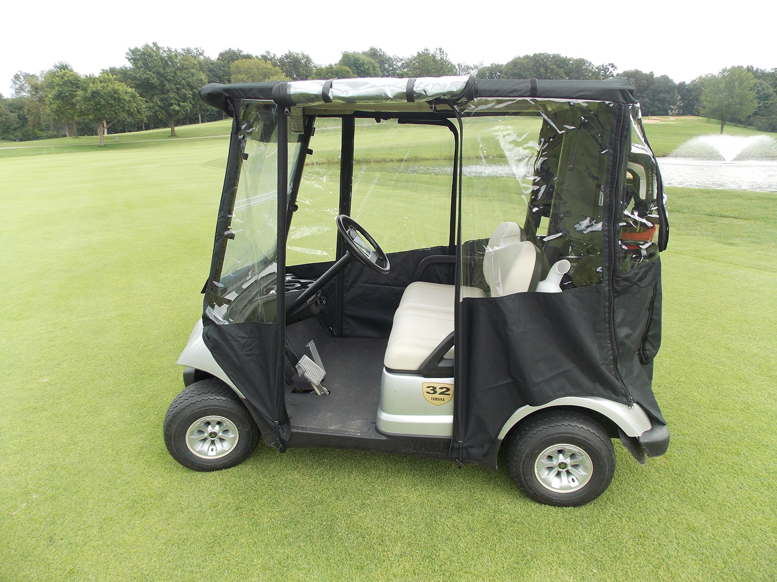 Premium Waterproof Golf Cart Cover for Yamaha Drive & Drive 2 - Portable, UV-Resistant, 4-Sided Protection - Perfect for Outdoor Storage & Winter Protection