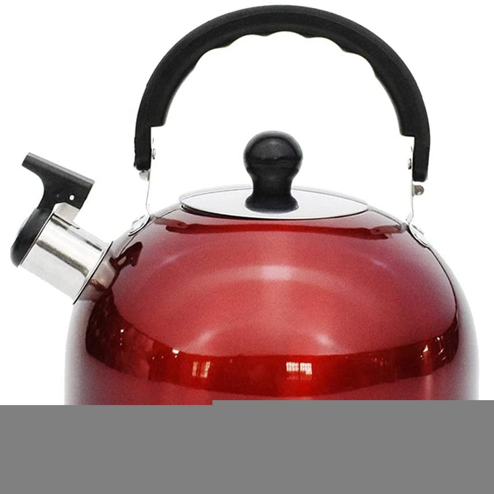3L Stainless Steel Whistling Camping Kettle - Durable & Lightweight Tea Kettle for Outdoor Adventures, Hiking, Backpacking & Camping Trips | Perfect for Boiling Water on Stove or Campfire