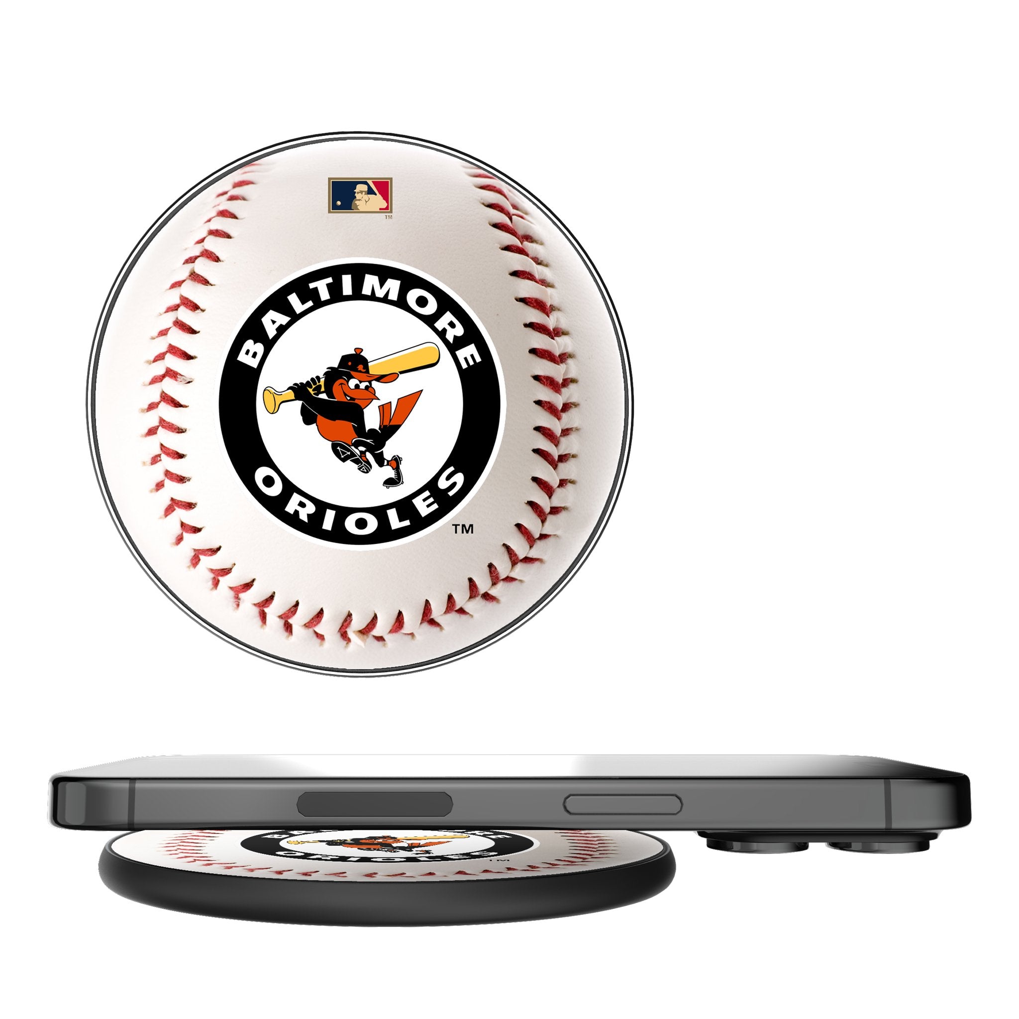Baltimore Orioles 1966-1969 Cooperstown Collection 15W Fast Wireless Charger - Perfect for Baseball Fans & Office Desk Charging