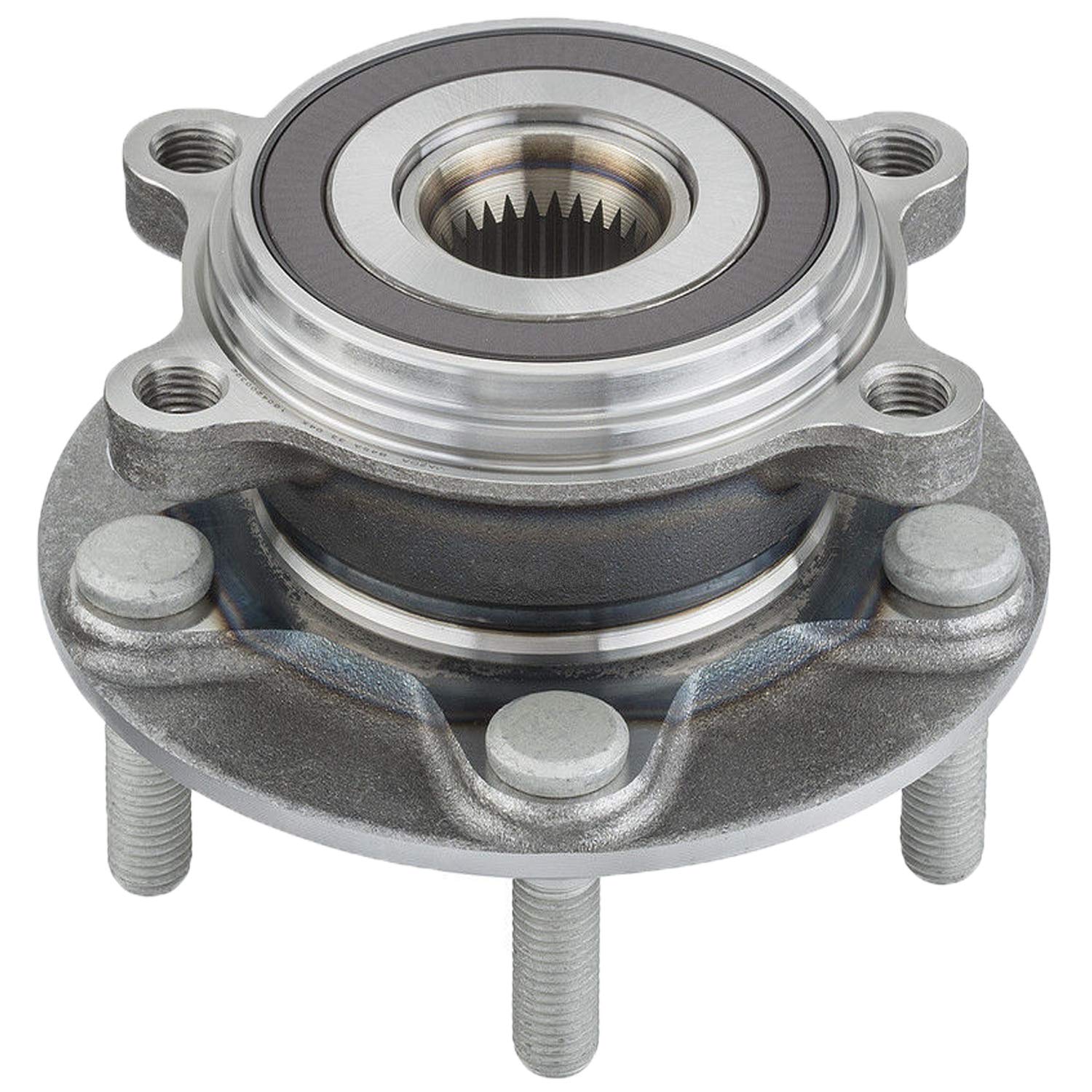 High-Quality 513354 Front Wheel Bearing and Hub Assembly with ABS - 5 Lug - Compatible with Mazda 3 Sport & Mazda CX-3 - 2pc Set - Perfect for Smooth Ride & Enhanced Vehicle Safety