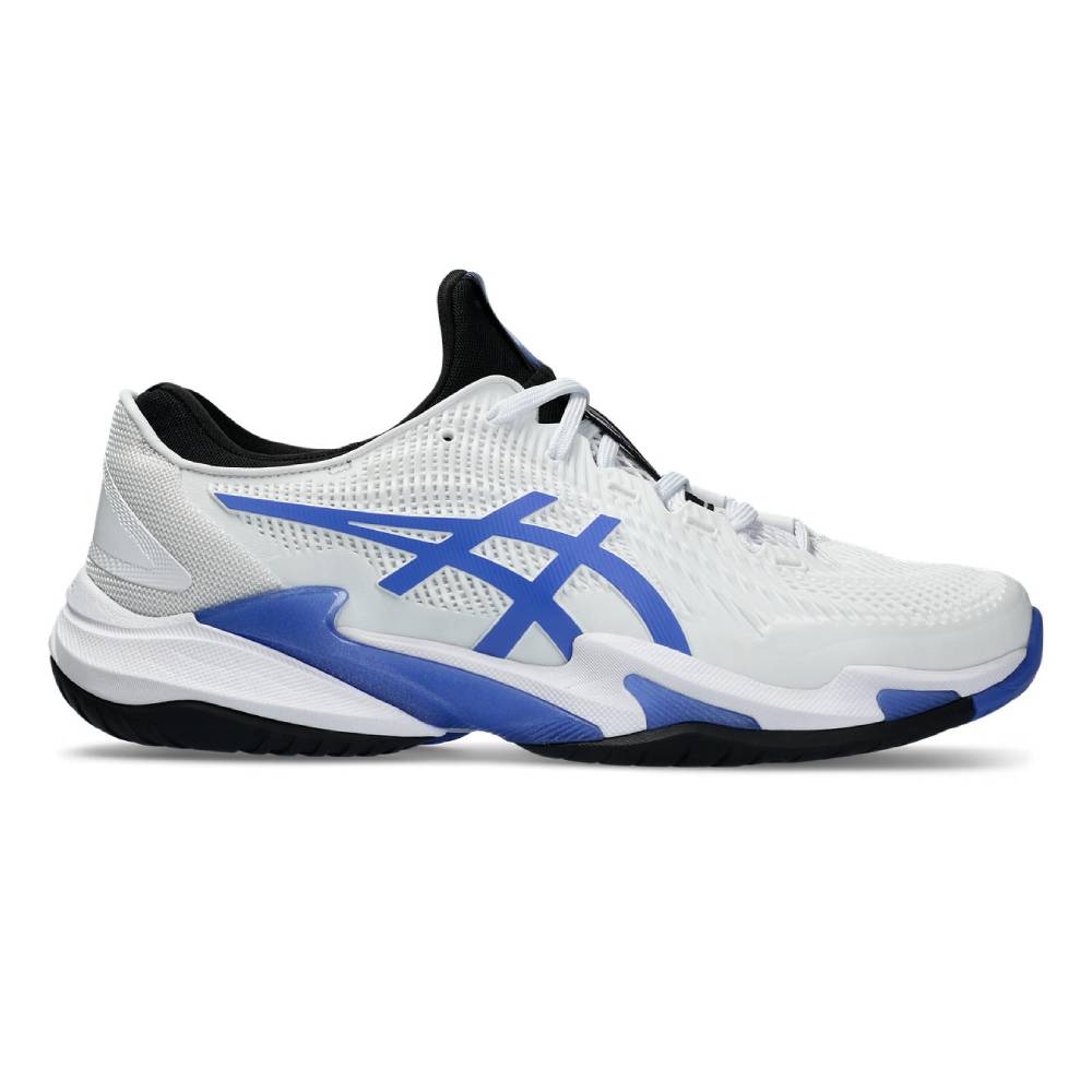 ASICS Court FF 3 Men's Tennis Shoes - White/Sapphire Blue | High-Performance Indoor & Outdoor Court Shoes for Tennis Players | Perfect for Competitive Matches & Training Sessions