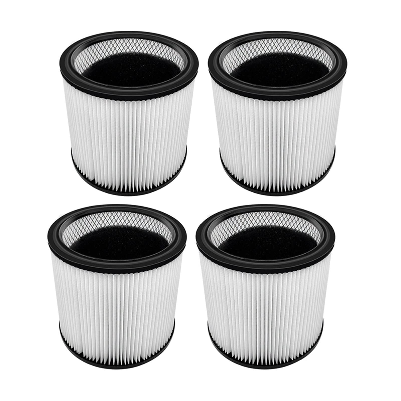 4PCS HEPA Filter & Cotton Filter Vacuum Cleaner Replacement Parts - Compatible with Shop-Vac 90304, 90350, 90333, LB650 - High Efficiency Dust Collection for Home Cleaning, Workshop & Car Detailing (Color: D)