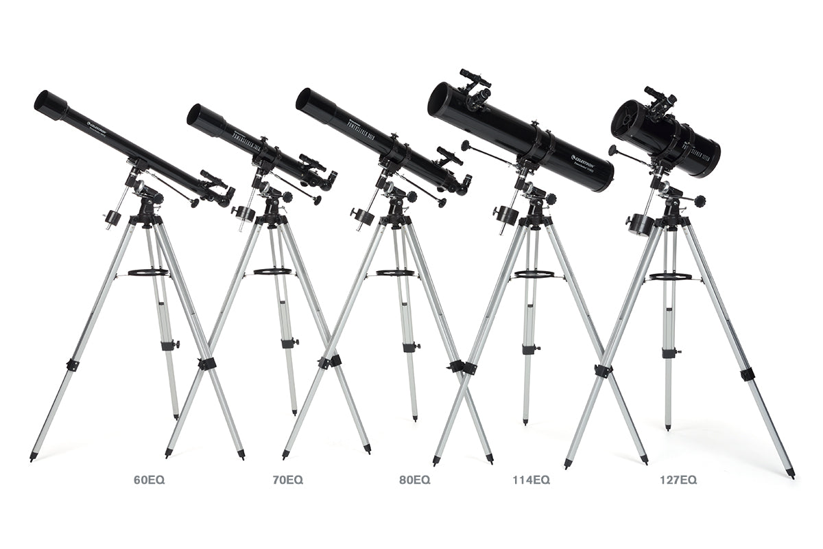 PowerSeeker 127EQ Telescope with Smartphone Adapter - Perfect for Stargazing, Astrophotography & Backyard Astronomy (Includes Phone Mount for Night Sky Photography)
