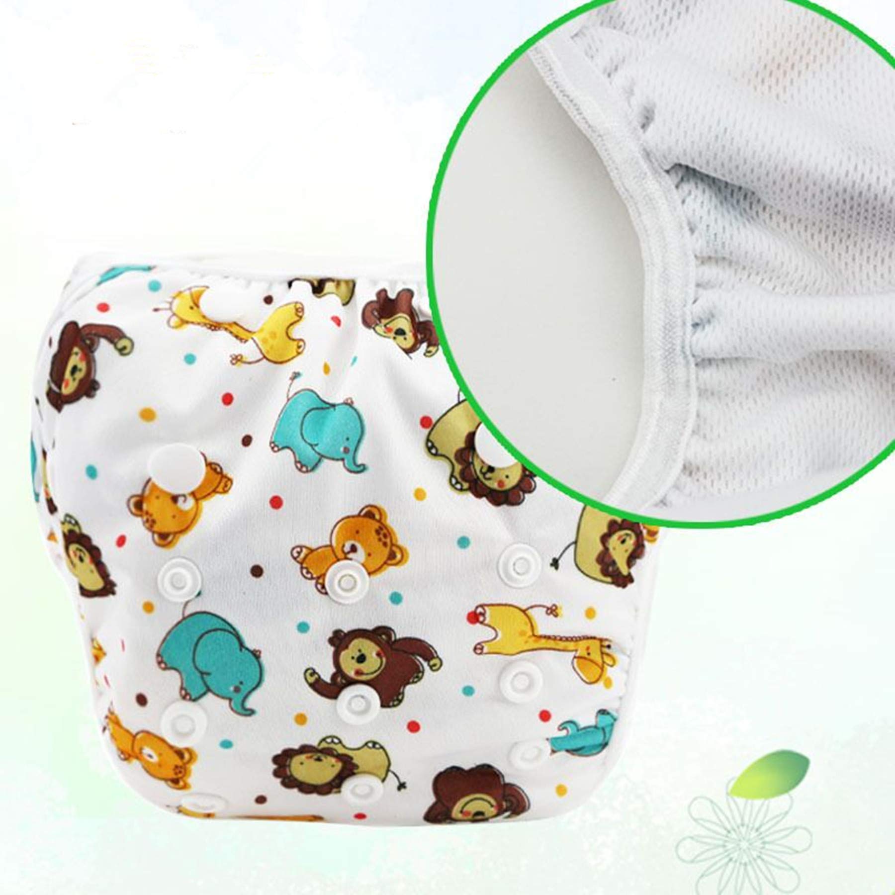 Baby Reusable Swim Diaper Washable Pool Pants for Boys & Girls 10-40lbs - Perfect for Swimming Lessons, Beach Days & Water Play
