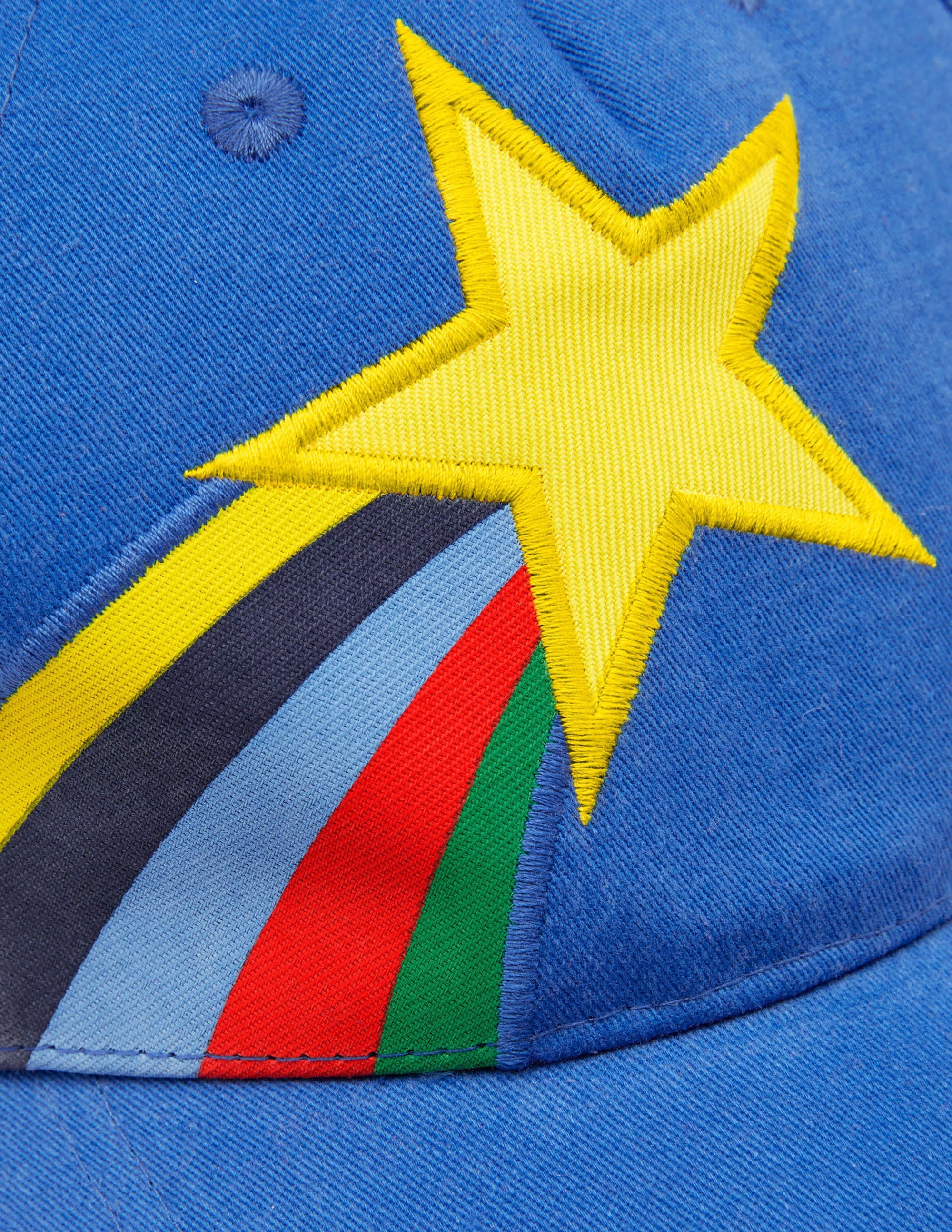 Blue Rainbow Star Baseball Cap - Stylish Adjustable Dad Hat for Men & Women - Perfect for Outdoor Sports, Casual Wear & Fashion Accessories